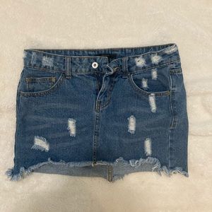 F21 DENIM SKIRT